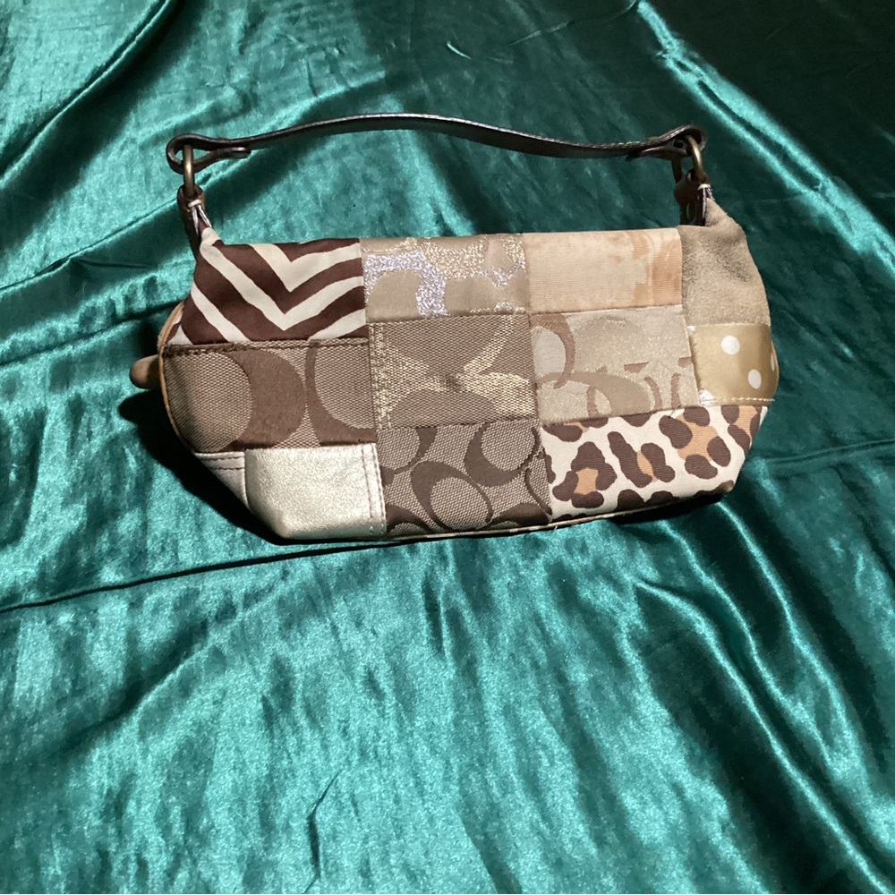 Coach Designer Y2k Vintage Patchwork Shoulder Bag - image 2